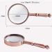 Glass Glass - High-Definition Magnifier High-Magnification Metal Frame Handle Optical Lens Handheld Enlarged Mirror Non-Lighting Old Man Reading Newspaper Mother's Day GIF Made in China - Buy Online on GoSupps.com