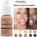 Glamza PHOERA Foundation Concealer Makeup | 104 BUFF BEIGE | Full Coverage Matte Finish | Long Lasting Formula | UK - Buy Online on GoSupps.com