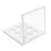 DIY Eyeshadow Palette Empty Box 9-Grid Eyeshadow Replacement Pan Highlighter Contour Concealer Palette Portable Makeup Organizer for Party and Daily Use