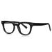 KACHAWOO ACTAT-Anti blue light frame frame Tr90 glasses in retro-korean style for OL Blue-Ray Blocking Leopard Black Clear Eyewears Black With Clear