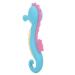Buy Blue Silicone Hippocampus Teething Toy - Safe Baby Teether for International Shipping - Buy Online on GoSupps.com