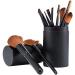 Professional 12 pc Makeup Brush Set - Flat Foundation Blush Eyeliner & Eyeshadow Brushes with Holder for Flawless Application | International Shipping Available - Buy Online on GoSupps.com
