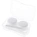 Agoneir Monochrome Contact Lens Container - Travel-Friendly Mini Plastic Case Soak & Sort | Durable Lentil Box 64*20*40mm - Buy Online on GoSupps.com