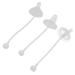 DOITOOL 3Pcs Straw Top Nipple with Weighted Straw Silicone Nipples Spill- Proof for Baby Bottle and Mason Baby Bottles
