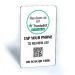 Tap and Share Contactless sharing Smart NFC "Review us on Trustpilot" Verification card + QR code