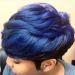 FCHW-wig Short Ombre Hair Wigs For Black Women Short Blue Wig Short Pixie Cuts Wigs For Black Women Synthetic Short Wigs For Black Women African American Women Wigs sw911T FCHW-XP-sw911T