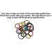 Captain O-Ring 5X Color Coded Oring Rebuild Kit for Smart Parts Shocker RSX - Buy Online on GoSupps.com