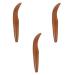 Minkissy 3st acupuncture dot tab muscle rollerstock acupressure massage tab back massager made of wood manual muscle massage device meridian acupuncture point sticker fragrant wood