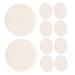 15 Pi ces Houppettes Rondes pour Maquillage Houppettes Compactes pour Corps Portables Douces