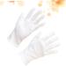 Anneome 12 Pairs Moisturizing Dry Hands Warm Food Handling Glove Hair Coloring Chemical Stretchable Lining Glove Safety White S:21X8cm White - Buy Online on GoSupps.com
