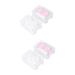 Solustre 4 pieces mini container for colored contact lenses Contact tweezers Waller Color Mirror Foil Linsen Cleaning Case lens container Cute contact lens container
