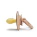 Elodie Details Baby Schnuller 2 Pack | Bamboo Natural Rubber Drop Shape - Sunny Day Yellow/Blushing Pink | Ideal for 3+ Months - Buy Online on GoSupps.com