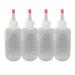 JADEWELL 4 Pack Applicator Bottles with Cap 8oz Oil Bottles for Hair Coloring Dyeing BPA Free