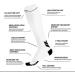 Zlyj Compression Stockings - 2 Pairs for Men & Women | Ideal Running & Sports Protective Socks for Fitness & Cycling - Buy Online on GoSupps.com