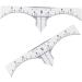 Beavorty 20 Pcs Eyebrow Guide Measure Tool Eyebrow Ruler Brow Ruler Sticker Eyebrow Stencil Disposable - Buy Online on GoSupps.com