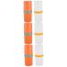 Beavorty 6 pieces toothbrush cup toothpaste grinding tooth supplier toothbrush case travel cup organizer rash holder toothpaste holder toothbrush holder travel accessories white orangex3st 20x8.4x6.4cmx3pcs