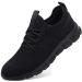 Damyuan Mens Lightweight Athletic Running Walking Gym Shoes Casual Sports Shoes Fashion Sneakers Walking Shoes 11 Black