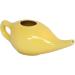 Ancient Impex Ceramic Neti Pot for Nasal Cleansing | Travel-Friendly Design + 5 Sachets Neti Salt | Natural Infection & Sinus Remedy (Yellow - Buy Online on GoSupps.com