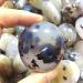 1pc raw Natural Crystals Moss Agate Palm Stone for Home Decoration
