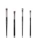 PLABBDPL Set of 4 Black Eye Brush Set Eyeshadow Brush Set Makeup Eyeshadow Eye Brush Makeup Brush Eyeshadow Brush Set for Blending Eyeshadow Powder Highlighter Concealer