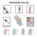 Buy 2 pcs Silicone Lip Balm Holder Keychain - Portable Lipstick Cases & Chapstick Sleeves (Pink & Blue) for Travel - Buy Online on GoSupps.com