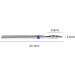 Professional Flame Diamond Carbide Cuticle Cleaning Drill Bit for Nails - 3/32 Efile Nail Art Tool 1PCS - Buy Online on GoSupps.com