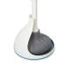 BOOMJOY Toilet Plunger with Holder Set for Bathroom Heavy Duty, White Blue