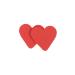 FOMIYES 1 Pair Sole Protector High Heel Sole Sticker Anti-Slip Shoe Pads Non-Slip Shoe Grips Miss Heart-Shaped Red Non-Slip Stickers