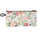 Vintage 'Grace' Floral Cosmetic Bag | Elegant Makeup Bag with Gold Accents - Ideal for Travel & Organization - Buy Online on GoSupps.com