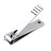 Fashion Stainless Steel Nail Clipper Cutter Trimmer Manicure Nail Art Toe Nail Clipper Manicure Beauty Tool Silver -Silver