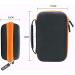 Diabetic Supplies Travel Case - EVA Hard Protective Organizer for Glucose Meter, Lancets, Test Strips, Insulin Syringes - Orange - Buy Online on GoSupps.com