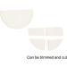 Buy +2.00 Stick On Bifocal Lenses - Adhesive Reading Lens for Cycling Sunglasses | Transparent Magnifying Add-On - Buy Online on GoSupps.com