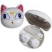 Duehut Anime Cute Cat Contact Lens Container - Portable Travel Box Kit with Cleaner Solution & Tweezers for Home & Office - Buy Online on GoSupps.com