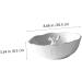 Milisten 1pc Polar Bear Fruit Bowl Large Ceramic Bowl Soup Bowls Large Kitchen Storage Ceramic Fruit Bowl Ceramic Serving Bowl Storage Bowl White Dessert Cereal Bowl Ceramics 3D - Buy Online on GoSupps.com