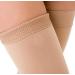 TOFLY Thigh High Compression Stockings - 1 Pair, 20-30 mmHg Firm Support, Silicone Band, Footless Sleeves for Swelling, Varicose Veins, and Edema - S Beige - Buy Online on GoSupps.com