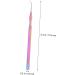 OHPHCALL 5pcs Eyelash Stick Lashes Extension Lift Tools Mini Mascara Lashes Kit Stainless Steel Colorful - Buy Online on GoSupps.com