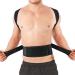 Posture Corrector Spine Back Shoulder Support Band Adjustable Brace Correction Humpback (Color : Black Size : Small) vision Black M - Buy Online on GoSupps.com