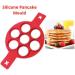 Silicone Pancakes Mould Maker Nonstick Perfect Egg Ring Omelette Cooker Pan Flip Active - Buy Online on GoSupps.com