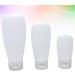 Shop Minkissy 3-Piece Silicone Travel Bottle Set | Empty Makeup & Cosmetic Atomizers | 30ml 60ml 100ml for Lotion Shampoo & Liquid Soap - Perfect for International Travel - Buy Online on GoSupps.com