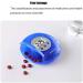Pill Box Timer Winnes Pill Box with Alarm 4 Grids 5 Alarm Clocks Portable Travel Storage Mini Tablet Box (4 Grids) 4 Grille - Buy Online on GoSupps.com