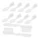 Beatifufu 20 in prison toothbrush tooth accessories toothbrush from fiber tooth hygiene oral hygiene cleaning brush prison used toothbrush daily toothbrush mini spoon deliveries travel