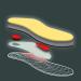 Pedag Viva Sport Insoles - High-Quality Sport Shoe Inserts for Pressure Relief | Comfort & Support for EU Size 39 - Red - Buy Online on GoSupps.com