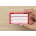Emergency Medical Condition Wallet ID Card - Self-Laminating Pouch (Red) | International Shipping Available - Buy Online on GoSupps.com