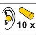 Buy Connex COXT938711 Ear Plugs - 10 Pieces (5 Pairs) - Blue | International Shipping Available - Buy Online on GoSupps.com