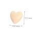 Ibasenice 50 Peach Herz Wooden Pearls for Bracelet Making | Unfinished Valentine Love Spacer Beads 2x2cm - Buy Online on GoSupps.com