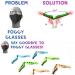 Buy Epedic Fogless Accessories for Masks & Glasses - Silicone Anti-Fog Nose Bridge Pads (5 Pcs Purple) | Prevents Glasses Fogging - International Shipping Available - Buy Online on GoSupps.com