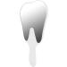 Cute Tooth Shaped Mirror with Handle Small Gift for Dental Clinic 3 Colors Available PC Material Designed for Oral Observation (White) - Buy Online on GoSupps.com