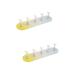 2 Sets Nail Practice Holder Practical Nail Presentation Nail Stand Training Nail Frame Holder for Artificial Nails Nail Art Nail Decoration Plastic Magnetic