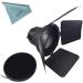 NiceFoto Fresnel Lens Mount with Honeycomb Grids and Barn Doors for Aputure Lights - Buy Online on GoSupps.com