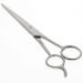 Hair scissors stainless steel with hook for an even gentle cut 19 cm